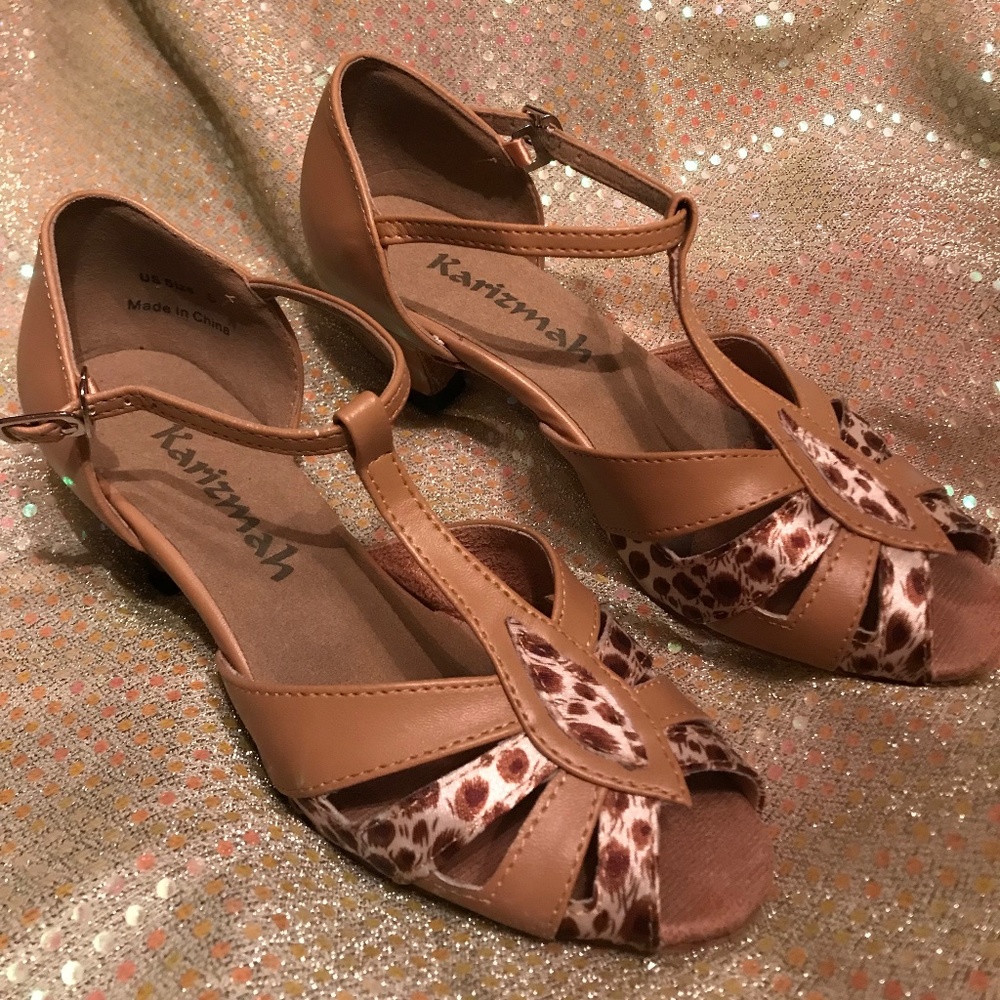 Ladies Karizmah Ballroom Dancing Shoes Size 5